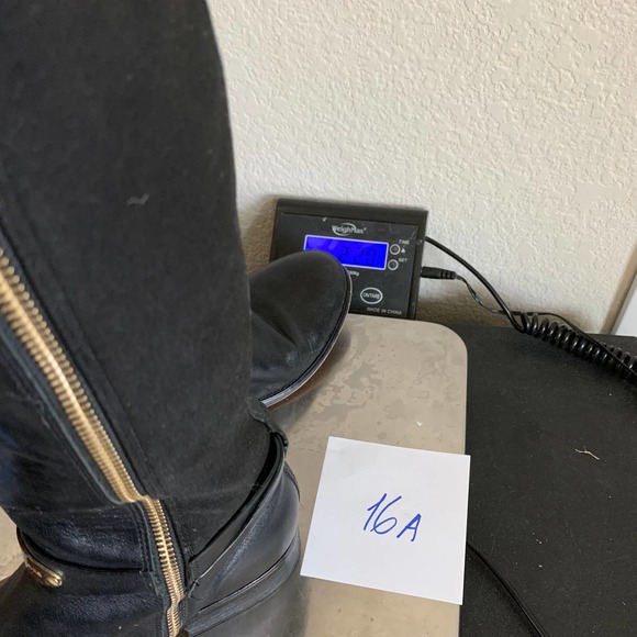 Michael Kors black tall riffing boots sz 8 womens - Picture 9 of 9